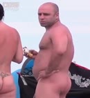 Naked Men At A Campsite
