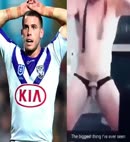 Rugby Lad Does A Dick Dance