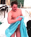 Naked Snow Bath
