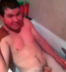 Chubby Lad In The Bath