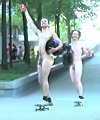 Naked Skateboarding