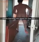Jake Answering The Door Naked