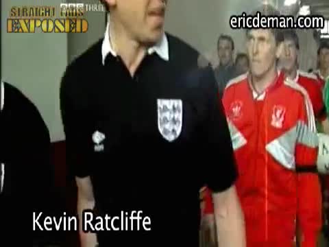 Kevin Ratcliffe Flashes His Goods