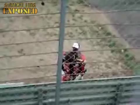 Troy Corser Caught Pissing