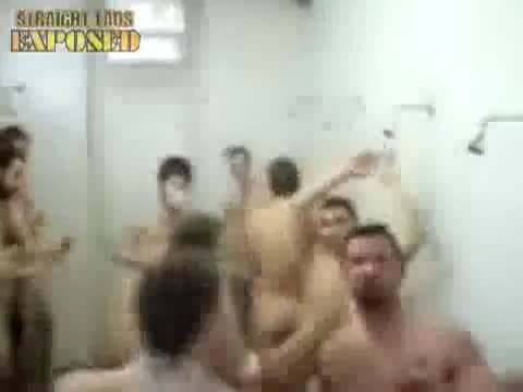 Football Lads In The Shower