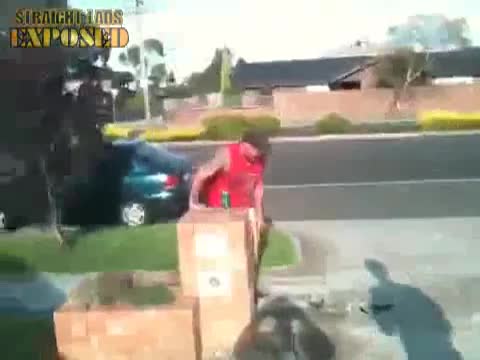 Aussie Guy Gets Naked In The Street 