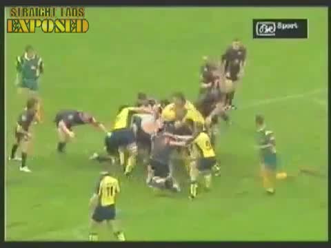 Rugby Ass In A Scrum