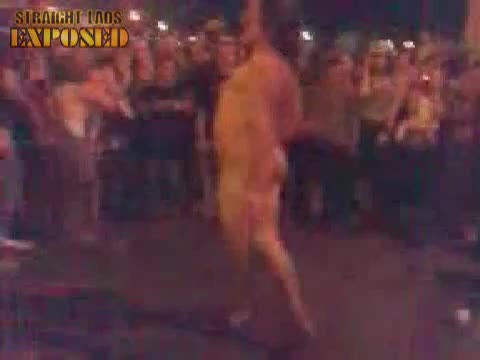 Naked Lad Dances Naked