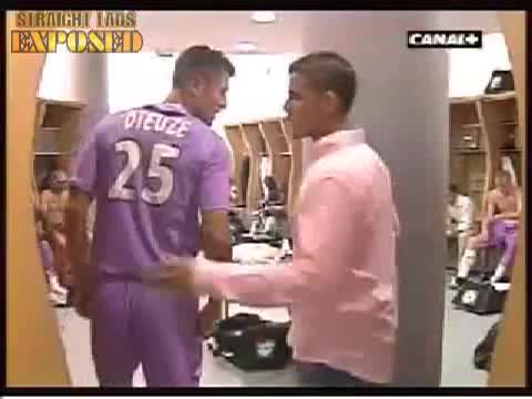 French Footballers In The Changing Room 