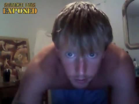 Blond Lad Poses Naked