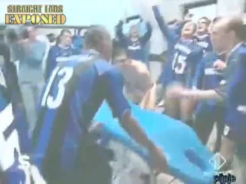 Inter Milan Players Celebrate