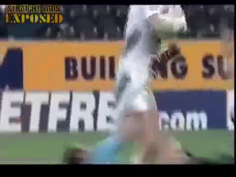 Jamie Thackray's Shorts Pulled Down