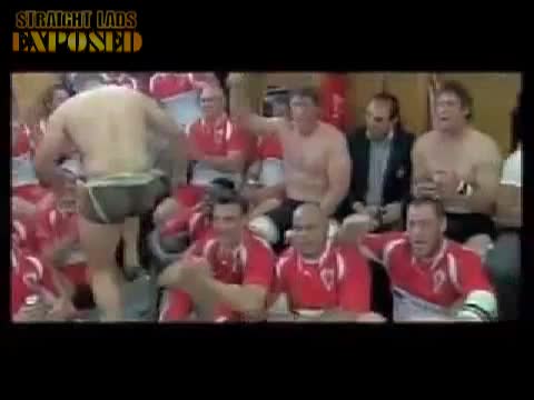 Jockstrapped Rugby Players Celebrating