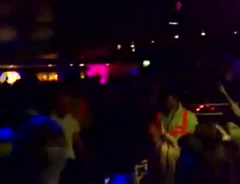 Lad Strips At A Nightclub