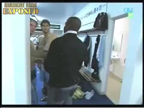 Marseille Player Naked In The Locker Room