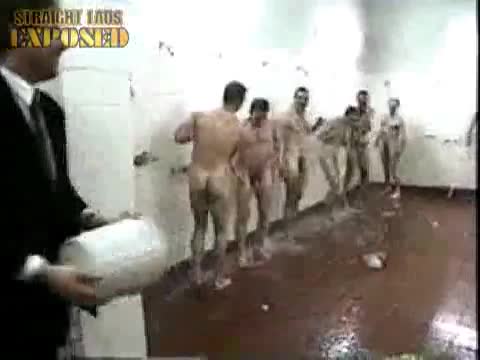Naked AFL Players In The Showers