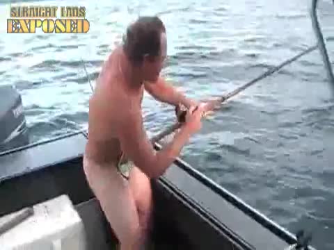 Naked Lad Fishing