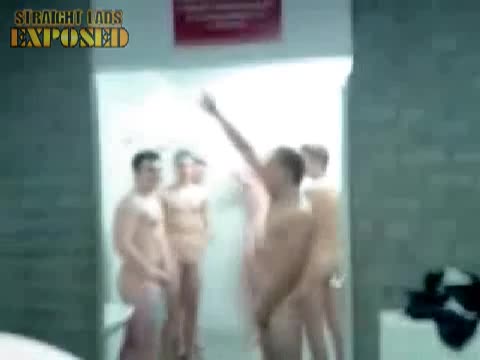 Naked Football Players In The Locker Room