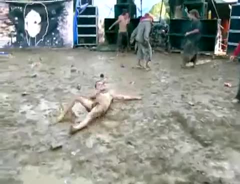 Naked Lad At A Festival