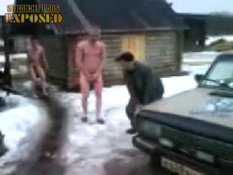 Naked Lads In The Snow