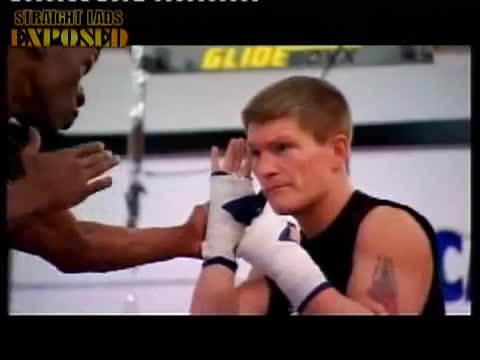 Ricky Hatton Shows His Ass