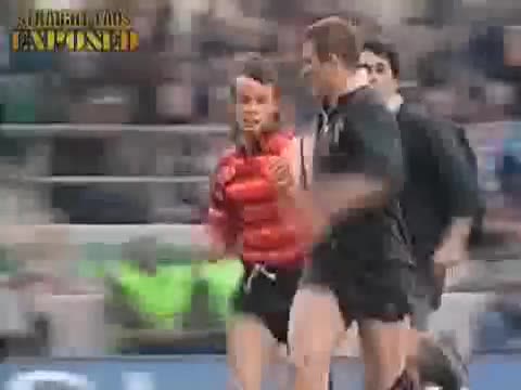Rugby Player's Balls Out