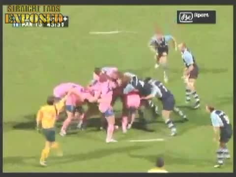 Rugby Pop Out In A Scrum