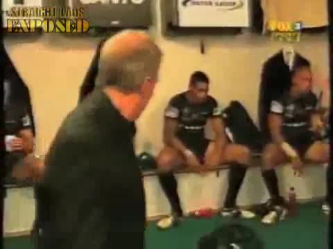 Rugby Player With Dick Out In The Locker Room