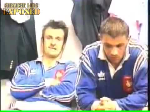 Rugby Player's Dick Exposed In The Locker Room