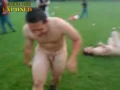 Rugby Lads Wrestling Naked