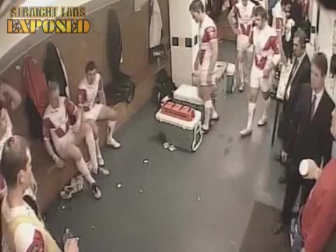 St Helens Players In The Locker Room