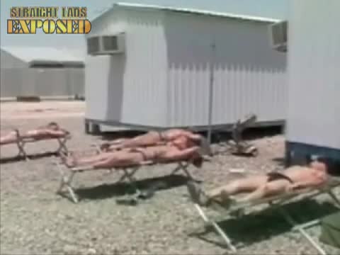 Marines Sun Bathing Naked