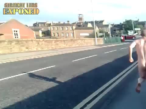 Taz's Naked Canal Jump Front Flip In Shipley
