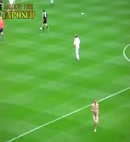 Streaker At Sir Bobby Robson's Trophy Match 