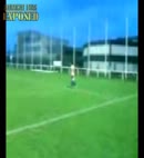 Naked Rugby Player Pitch