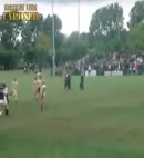 Streaking Rugby Team At Amsterdam Sevens