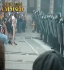 Naked Man At G20 Protest