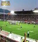 Naked Streaker Breaks Tackles At A Football Game