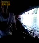Bald Man Pisses On A Boat