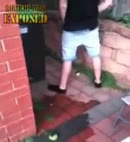 Lad Takes A Piss In The Garden