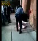 Naked Man Fighting Police