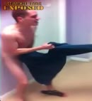 Naked Uni Lad Loses His Towel