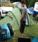 Festival Lad Takes A Piss