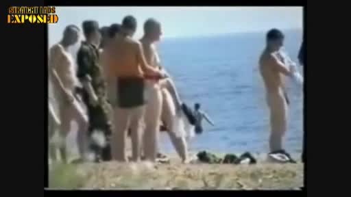 Naked Army Lads At The Beach