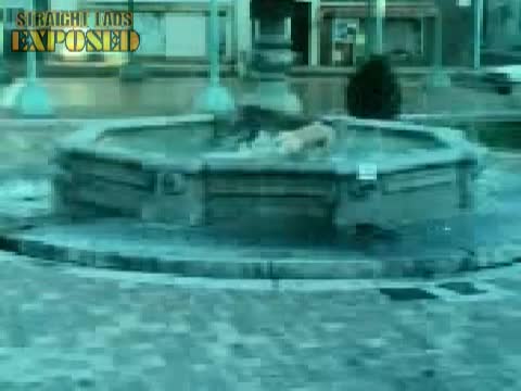 Naked Fountain Bath