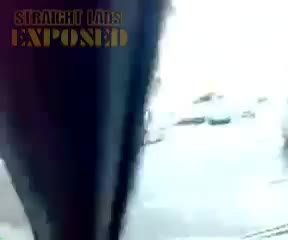 Naked On A Police Car