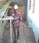 Builder Flashes His Cock