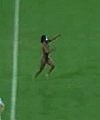 Streaker On The Pitch At Rugby World Cup