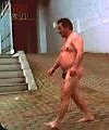 Man Taking Naked Walk