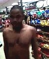 Nude Black Man In Shop